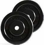 CAP Barbell Premium Bumper Weight Plate Set: 45-lbs Pair $83.40
