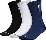 3-Pair adidas Mens Classic Cushioned Crew Socks $5.95