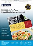 Epson 8" x 11" 24 lb Bright White Pro Paper 500-Sheet $5.49