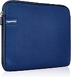 Amazon Basics 13.3-Inch Laptop Sleeve, Protective Case with Zipper - Navy Blue $2