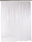 Amazon Basics Clear Vinyl Shower Curtain Liner $2.70