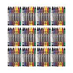 12-Pk Amazon Basics Washable Crayons - 8 Assorted Colors $3.60