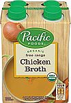 4-pack 8-Ounce Pacific Foods Organic Free Range Chicken Broth $2.50