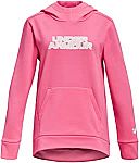Under Armour Girls Armour Fleece Branded Hoodie $12