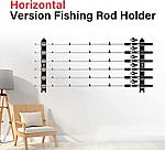 Horizontal Fishing Rod Holders Wall-Mounted $2
