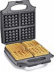 BELLA 4 Slice Non-Stick Belgian Waffle Maker $17.99