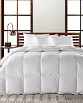 Hotel Collection European White Goose Down Lightweight King Comforter + $40 Macys Money $204 and more