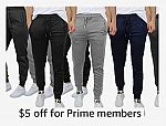 Amazon Prime: Men's & Women's 3-Pack Joggers $17.99