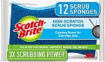 24-Count Scotch-Brite Non-Scratch Scrub Sponges $11.76