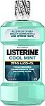 1L Listerine Zero Alcohol Mouthwash, Cool Mint $4.60