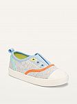 Old Navy Toddler Girls' Slip-On Sneakers $2.38 and more