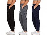 3-Pack Men's French Terry Jogger Sweatpants with Pockets $27.99 and more