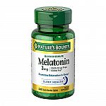 240-Count Nature’s Bounty Melatonin Quick Dissolve Tablets 3mg $5.60