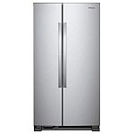 Whirlpool 25 cu. ft. Large Side-by-Side Refrigerator $899