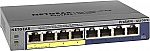 NETGEAR 8-Port PoE Gigabit Ethernet Plus Switch (GS108PEv3) $51