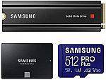 Samsung Memory Cards and Flash Drives Sale: SAMSUNG PRO Plus + 128GB microSDXC $16 and more