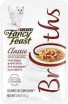16 Count Purina Fancy Feast Limited Ingredient Wet Cat Food Complement Broths (1.4 oz Pouches) $5.20