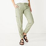 Women's Sonoma Goods For Life Utility Jogger Pants $5.50 and more