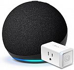 Echo Dot with Kasa Smart Plug Mini Bundle $24 and more