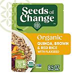 6-pk Seeds Of Change Organic Quinoa Brown & Red Rice w/Flaxseed 8.5oz $10.77 and more