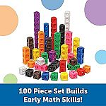 100-Piece Learning Resources Mathlink Cubes $7.64