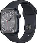 Apple Watch Series 8 [GPS 41mm] Smart Watch w/Midnight Aluminum Case $225
