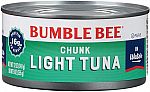 12 oz Bumble Bee Chunk Light Tuna in Water $1.16