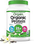 2-Lb Orgain Organic Vegan Protein Powder (Vanilla Bea) $18