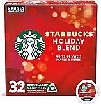 32 Count Starbucks K-Cup Coffee Pods $14.28