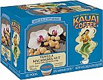 72 Count Kauai Coffee Vanilla Macadamia Nut Medium Roast Single Serve Cups $13.24