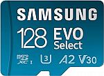128GB Samsung microSDXC Memory Card w/ Adapter $10 (Prime)