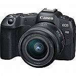 Canon EOS R8 Mirrorless Camera with RF 24-50mm f/4.5-6.3 IS STM Lens $1359.20