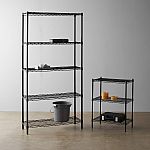 Amazon Basics 5-Shelf + 3-Shelf Adjustable Storage Shelving Unit $77.79