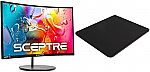 Sceptre 24" Curved 75Hz FHD Gaming LED Monitor & Belkin Large Mouse Pad $87.82