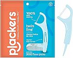 300-Count Plackers Twin-Line Dental Flossers $4.85