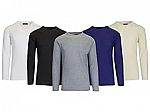 Men's 4-Pack Lightweight Waffle-Knit Thermal Shirts $12.99