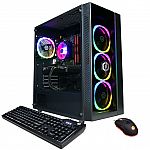 CyberPowerPC Gaming Desktop: Ryzen 5 5500, 16GB DDR4, 1TB SSD, RX 6700 $699