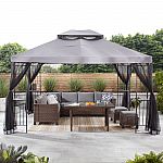 10' x 12' Mainstays Easy-Assembly Outdoor Soft Top Gazebo $197
