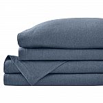 StyleWell Jersey Knit Cotton Blend 4-Pc Queen Sheet Set $18.99