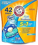 42-Count Arm & Hammer Laundry Detergent Power Paks $6.65