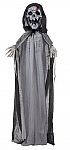 Haunted Hill Farm 74" Lighted Animatronic Reaper Free Standing Decoration Life Size Statue $20