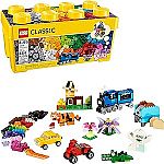 LEGO Classic Medium Creative Brick Box 10696 Building Toy Set + $5.25 Walmart Cash $21