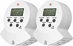 2-pack Clear Power Indoor Timer $17, CRAFTSMAN Heavy Duty Extension Cord with Outlets $49 and more