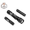 Husky 1200 Lumens Dual Power LED Rechargeable Focusing Flashlight (2 for $20) + Free Shipping