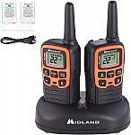 2-Pk Midland X-TALKER 28-Mile, 22-Channel FRS 2-Way Radio Set $29.99