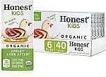 40-Pk Honest Kids Appley 6 Oz Organic Juice Drink $12