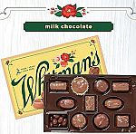 Whitman's Sampler Milk Chocolates Gift Box, 10 Oz (22 Pieces) $6