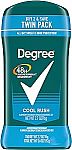 2-Pack Degree Men Original Protection Antiperspirant Deodorant (Cool Rush) $4.35
