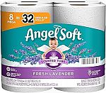 8 Mega Rolls Angel Soft Toilet Paper $5.69