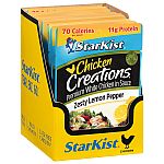 12-Pk 2.6-Oz StarKist Chicken Creations (Zesty Lemon Pepper) $6.92
